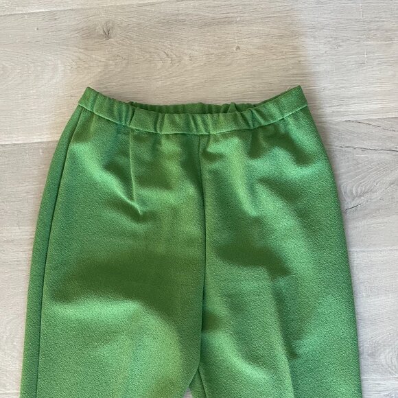 VINTAGE 1960s Devonette Polytron 3 piece set blouse skirt pants size 12 - Picture 10 of 13